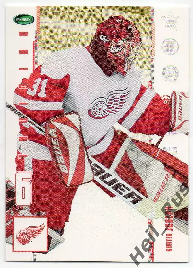 Карточка Curtis Joseph/Кертис Джозеф Detroit Red Wings/Детройт Ред Уингз НХЛ/NHL