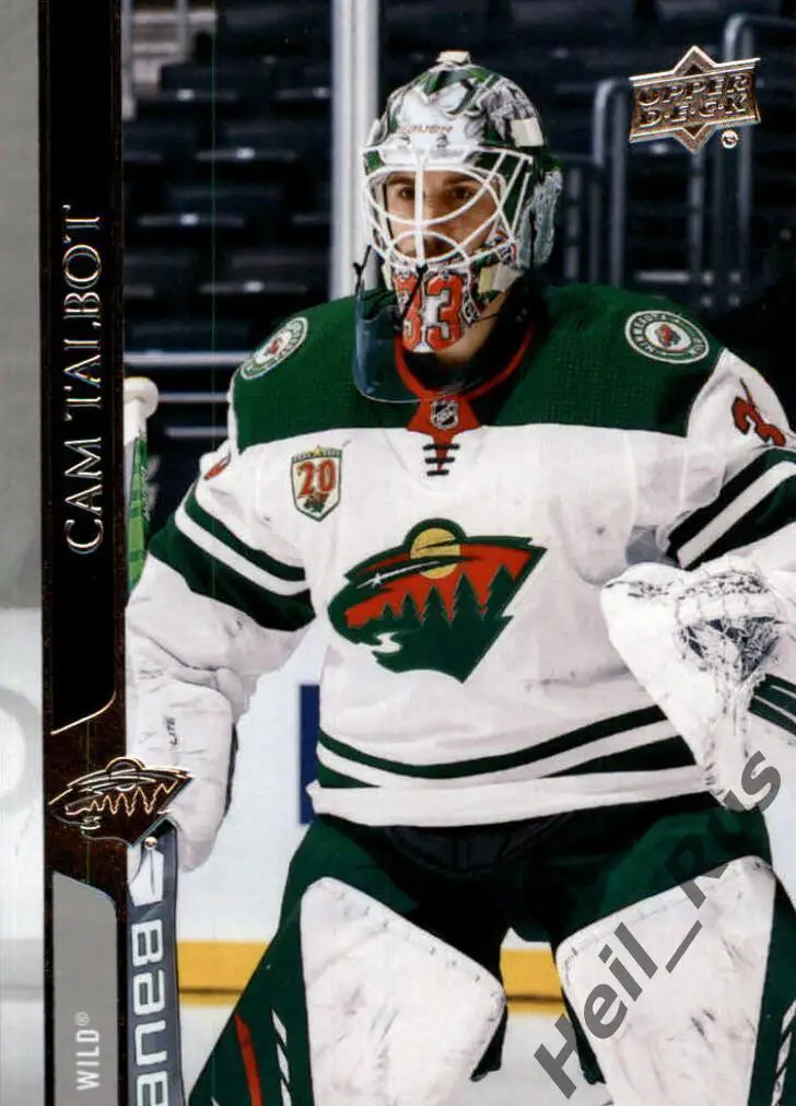 Хоккей. Карточка Cam Talbot/Кэм Тальбо (Minnesota Wild/Миннесота Уайлд) НХЛ/NHL