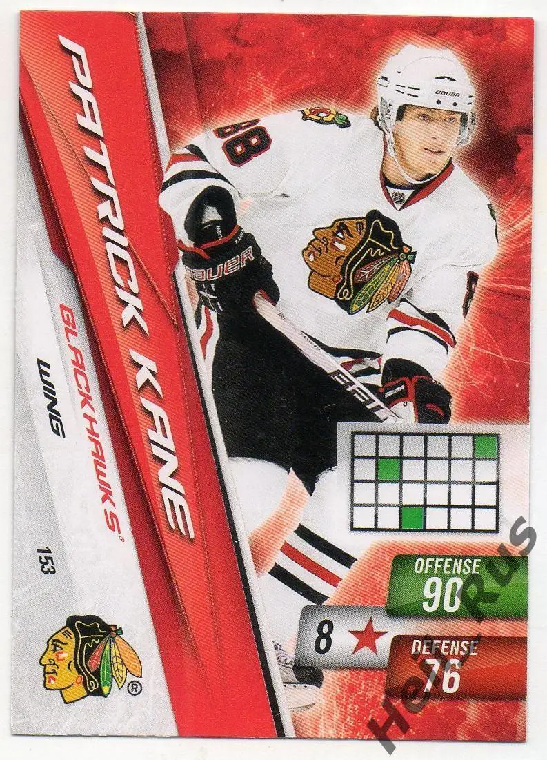 Хоккей; Карточка Patrick Kane/Патрик Кейн (Chicago Blackhawks / Чикаго) НХЛ/NHL