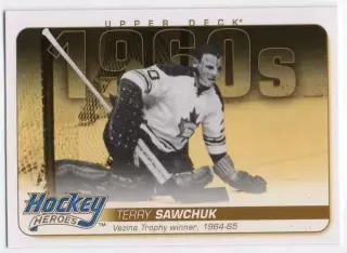 Хоккей. Карточка Terry Sawchuk/Терри Савчук Toronto Maple Leafs/Торонто НХЛ/NHL