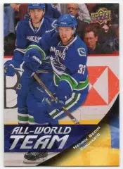 Хоккей. Карточка Хенрик Седин Швеция, Vancouver Canucks/Ванкувер Кэнакс НХЛ/NHL