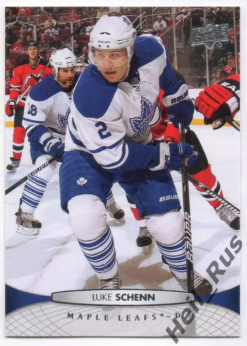 Карточка Luke Schenn/Люк Шенн (Toronto Maple Leafs/Торонто Мейпл Лифс) НХЛ/NHL