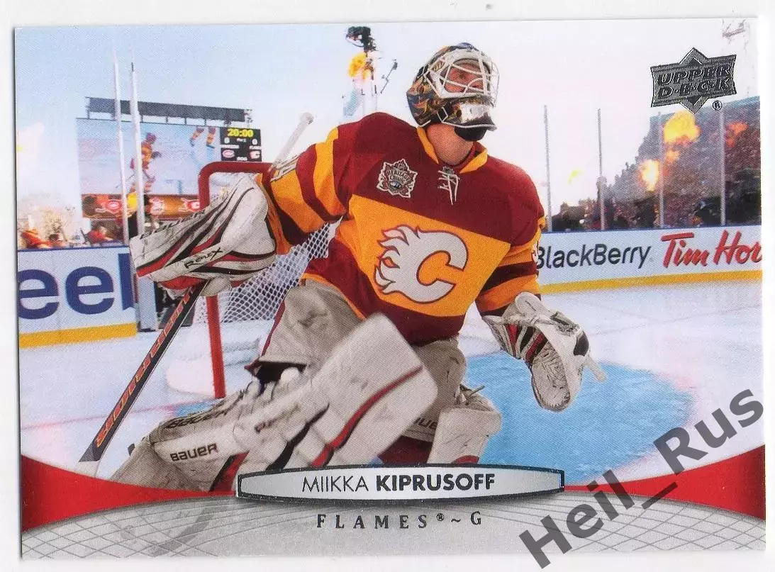 Карточка Miikka Kiprusoff/Миикка Кипрусофф Calgary Flames/Калгари Флэймз NHL-НХЛ