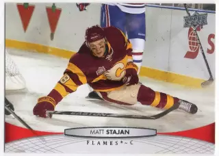 Хоккей. Карточка Matt Stajan/Мэтт Стэйджан Calgary Flames/Калгари Флэймз НХЛ/NHL