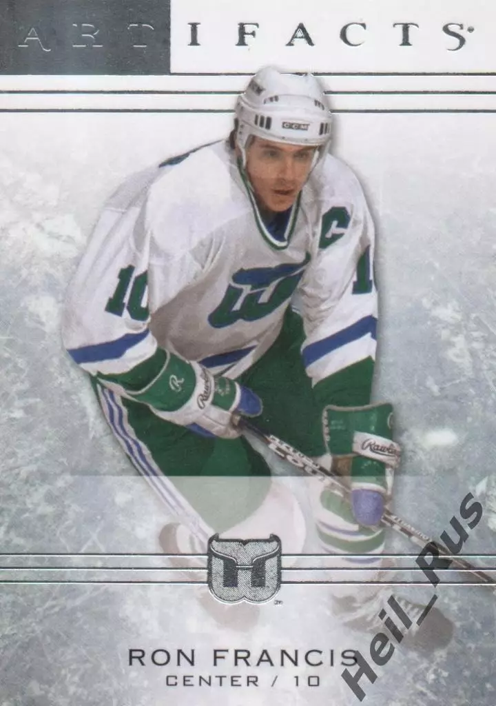 Карточка Ron Francis/Рон Фрэнсис (Hartford Whalers/Хартфорд Уэйлерс) НХЛ/NHL