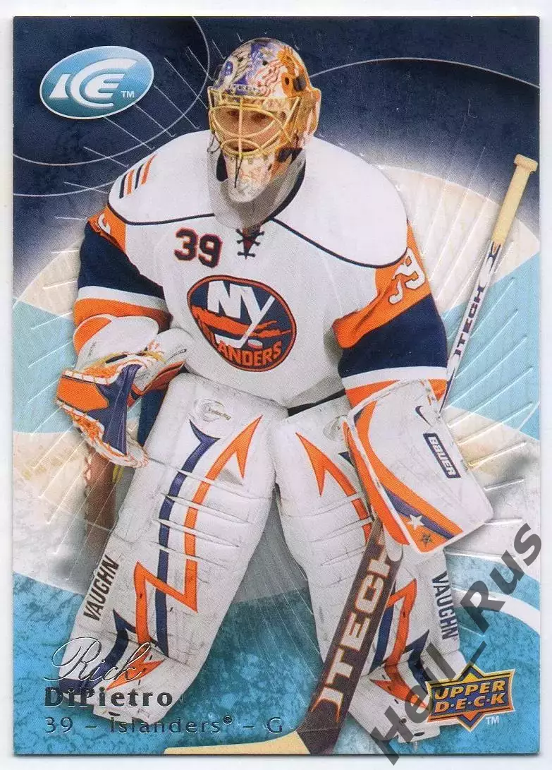 Карточка R. DiPietro/Рик Дипьетро New York Islanders/Нью-Йорк Айлендерс НХЛ/NHL