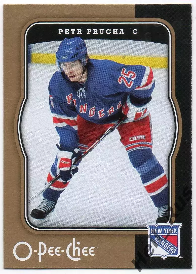 Хоккей. Карточка Петр Пруха New York Rangers/Нью-Йорк Рейнджерс, СКА НХЛ/NHL/КХЛ