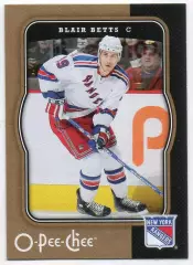 Карточка Blair Betts/Блэйр Беттс (New York Rangers/Нью-Йорк Рейнджерс) НХЛ/NHL