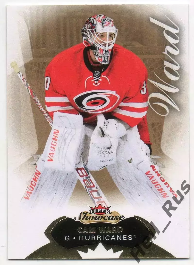 Карточка Cam Ward/Кэм Уорд (Carolina Hurricanes/Каролина Харрикейнз) НХЛ/NHL