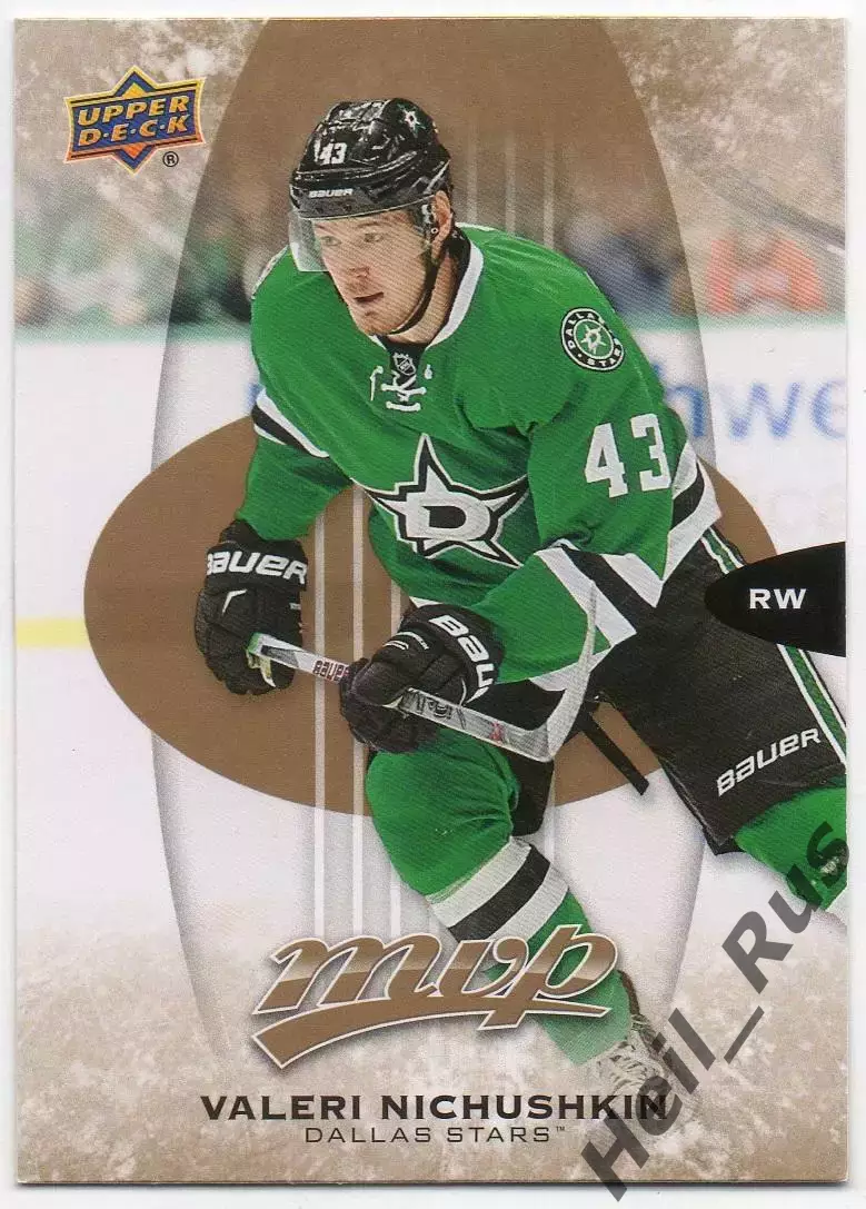 Карточка Валерий Ничушкин (Dallas Stars/Даллас Старз, ЦСКА, Трактор) НХЛ/NHL/КХЛ