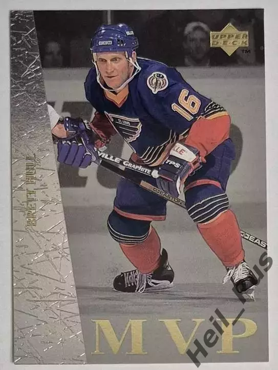 Хоккей Карточка Brett Hull/Бретт Халл (St. Louis Blues/Сент-Луис Блюз) НХЛ NHL