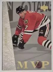 Карточка Chris Chelios/Крис Челиос (Chicago Blackhawks/Чикаго Блэкхокс) НХЛ/NHL