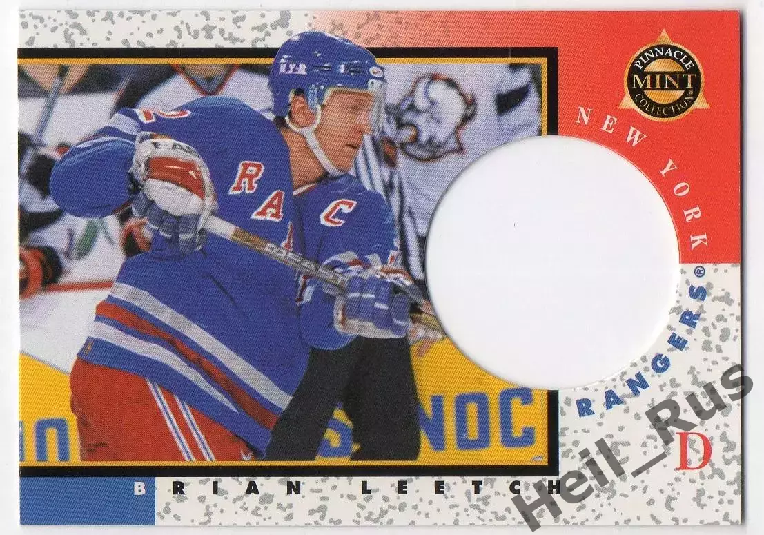 Карточка Brian Leetch/Брайан Лич (New York Rangers / Нью-Йорк Рейнджерс) NHL/НХЛ