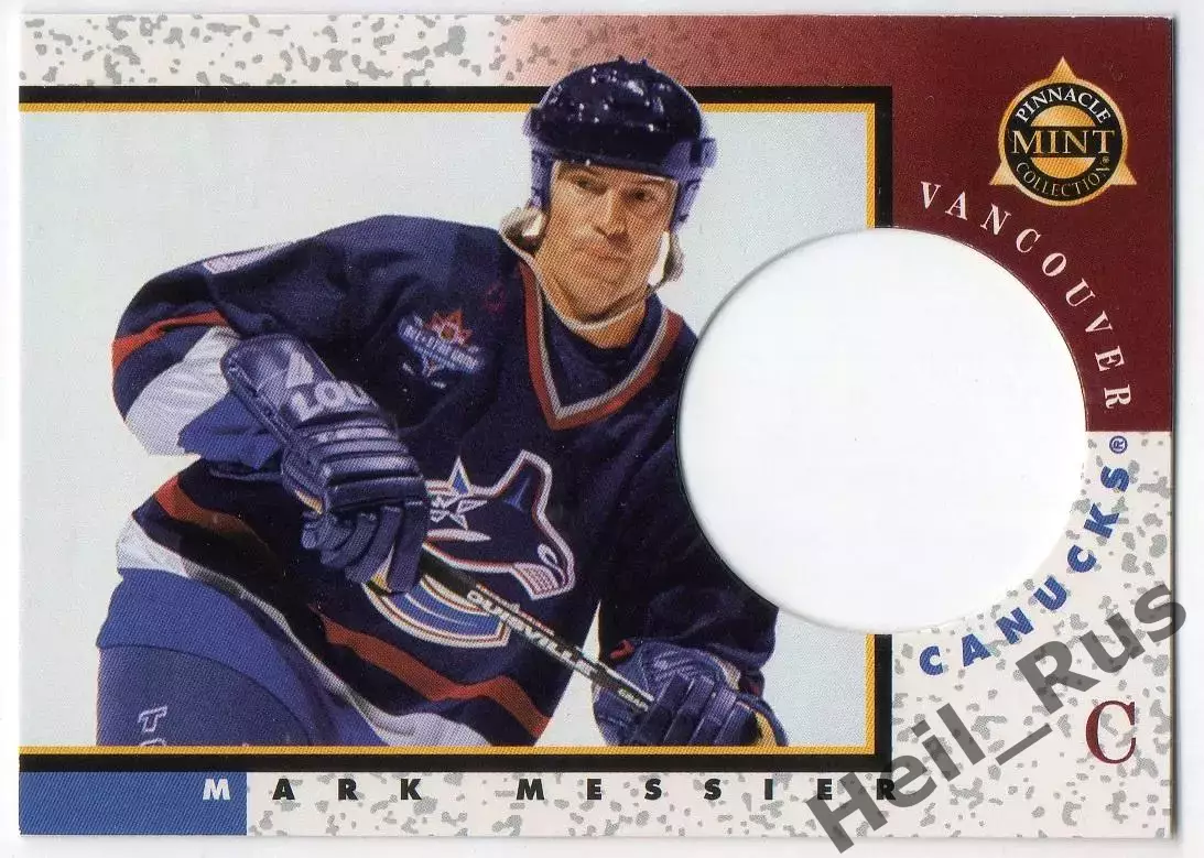 Карточка Mark Messier/Марк Мессье (Vancouver Canucks/Ванкувер Кэнакс) НХЛ/NHL