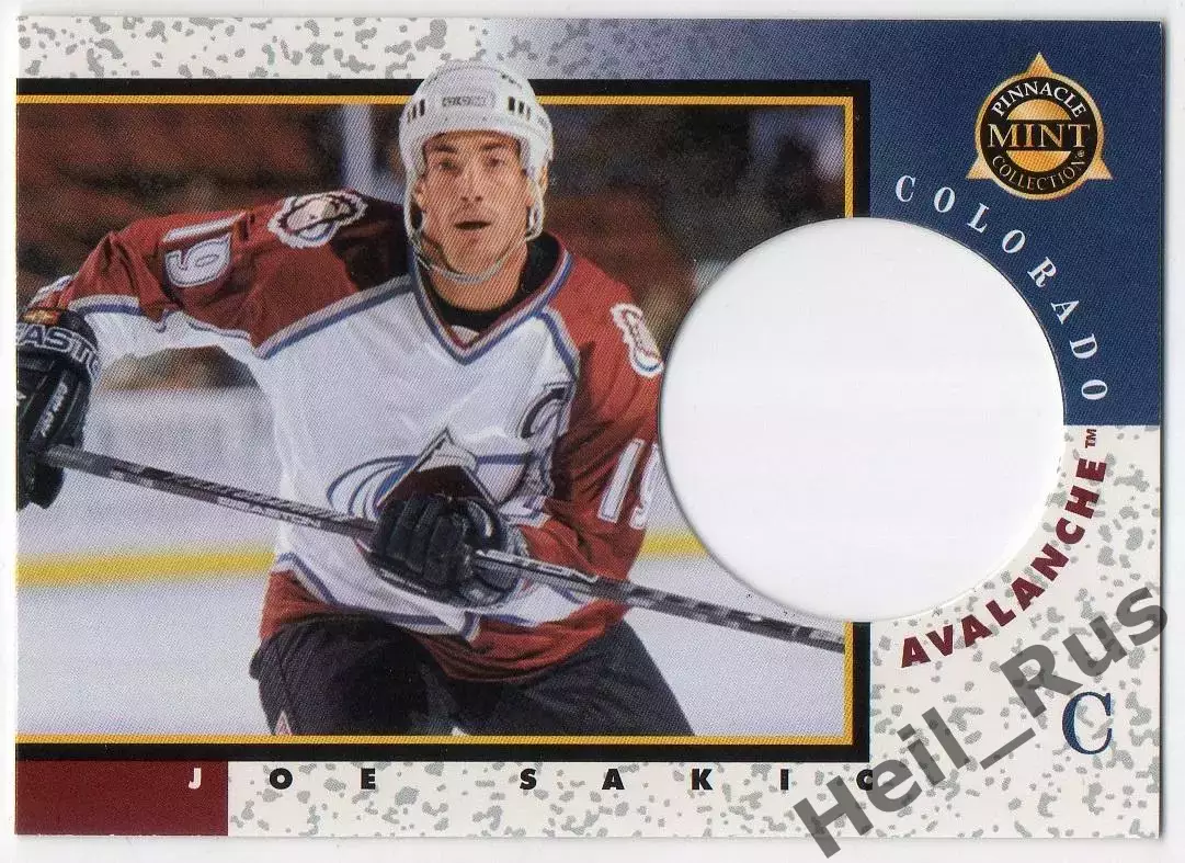 Хоккей; Карточка Joe Sakic/Джо Сакик Colorado Avalanche/Колорадо Эвеланш NHL/НХЛ