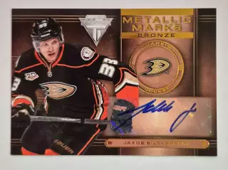 Хоккей. Карточка автограф Якоб Сильверберг (Anaheim Ducks/Анахайм Дакс) НХЛ/NHL