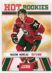 Хоккей. Карточка Maxim Noreau/Максим Норо Minnesota Wild/Миннесота Уайлд НХЛ/NHL