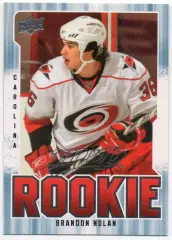 Хоккей Карточка Brandon Nolan/Брэндон Нолан Carolina Hurricanes/Каролина НХЛ/NHL