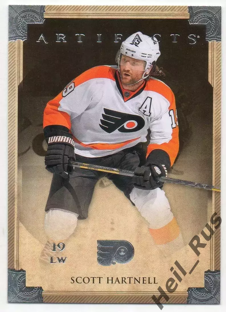 Карточка Hartnell/Скотт Хартнелл Philadelphia Flyers/Филадельфия Флайерз NHL/НХЛ