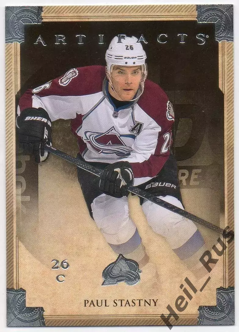 Карточка Paul Stastny/Пол Штястны (Colorado Avalanche/Колорадо Эвеланш) НХЛ/NHL