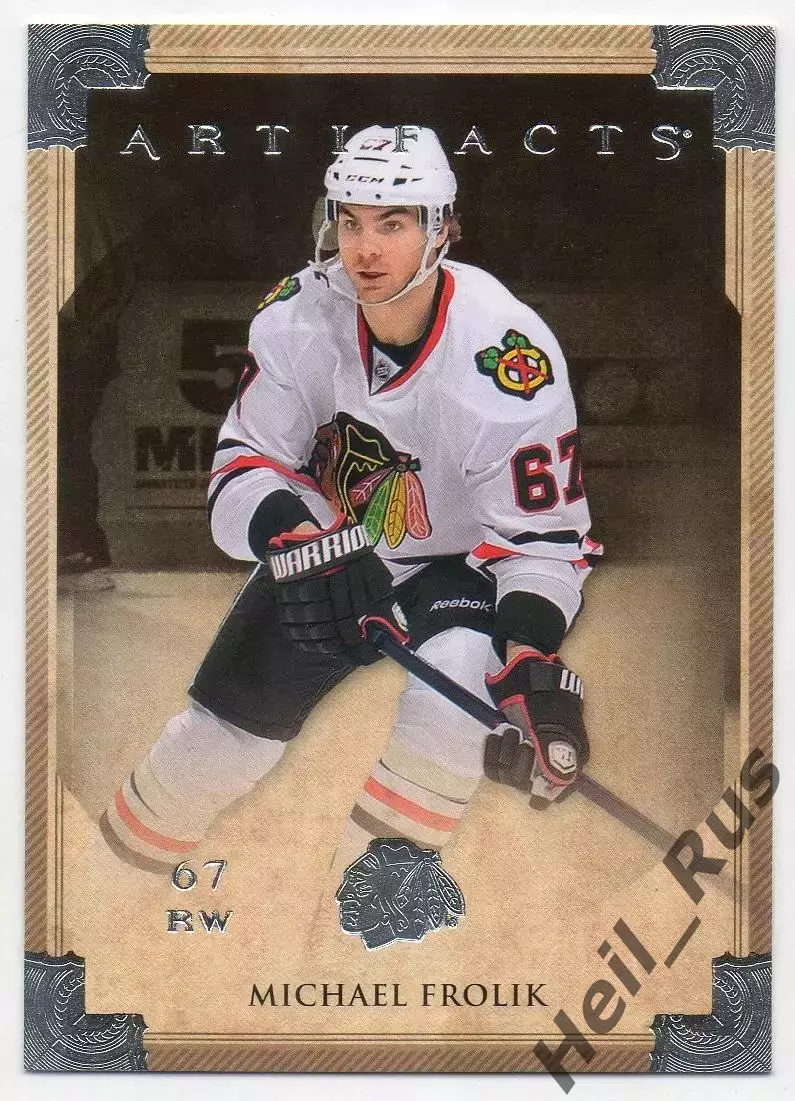 Хоккей. Карточка Michael Frolik/Михаэль Фролик Chicago Blackhawks/Чикаго НХЛ/NHL