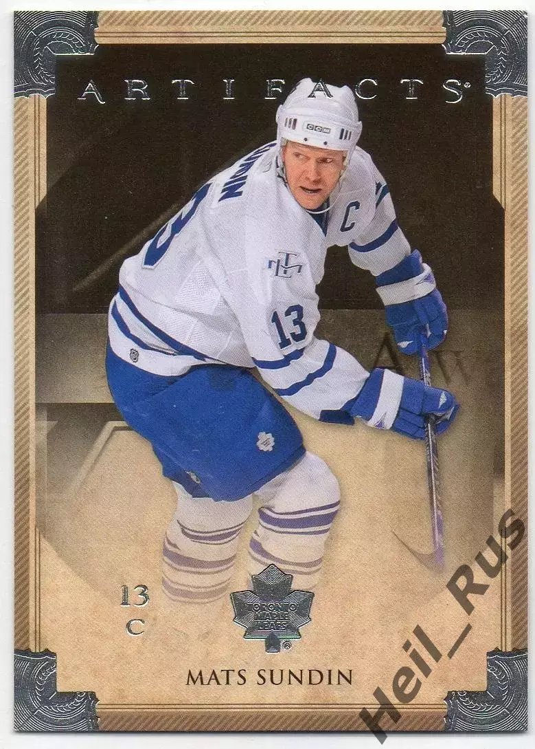 Карточка Mats Sundin/Матс Сундин Toronto Maple Leafs/Торонто Мейпл Лифс НХЛ/NHL