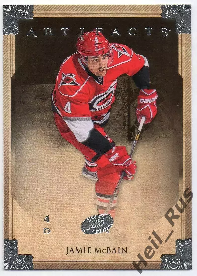 Хоккей Карточка Jamie McBain/Джейми Макбейн Carolina Hurricanes/Каролина NHL/НХЛ