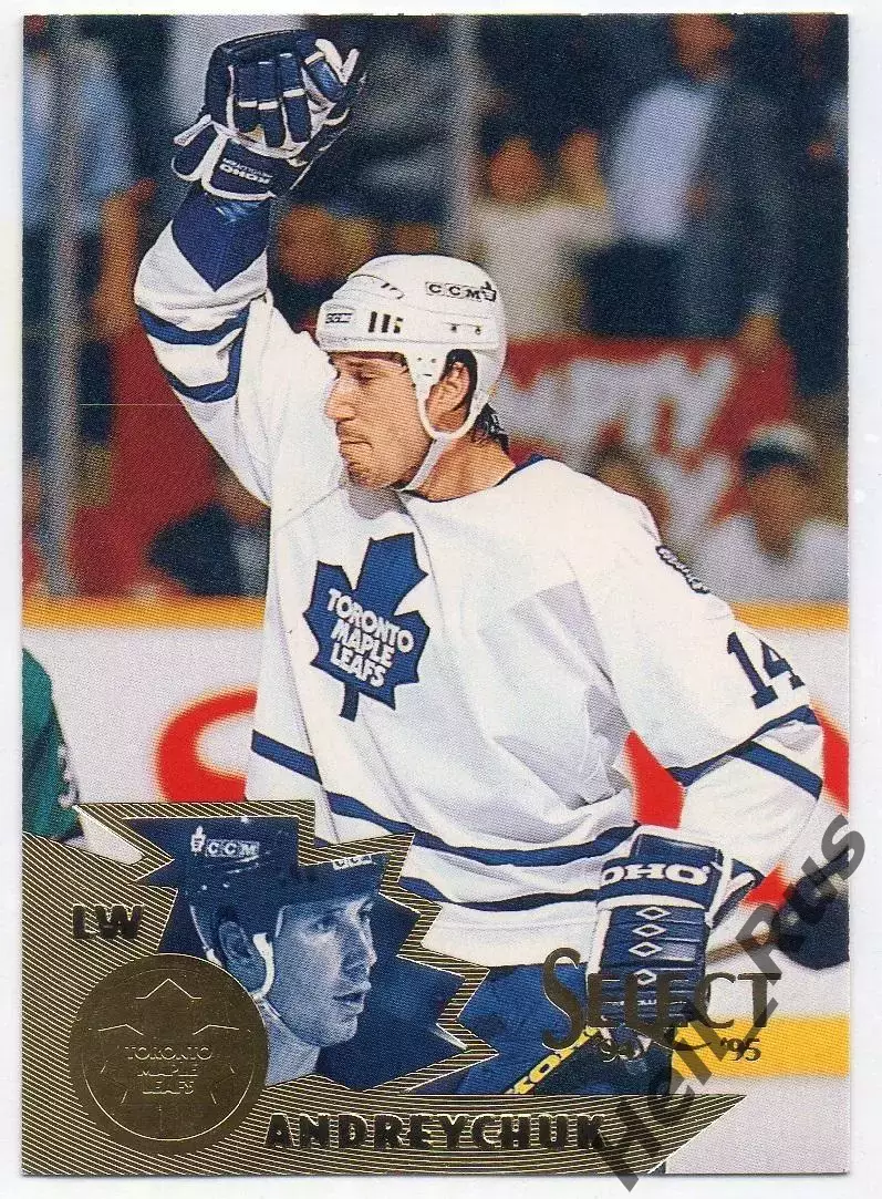 Хоккей. Карточка Дэйв Андрейчук (Toronto Maple Leafs/Торонто Мейпл Лифс) НХЛ/NHL
