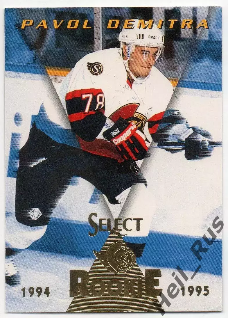 Хоккей. Карточка Павол Демитра (Оттава Сенаторз/Локомотив Ярославль) НХЛ/NHL/КХЛ
