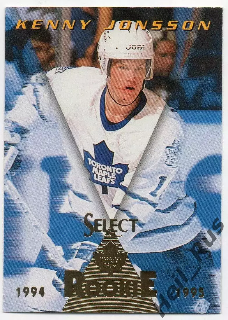 Карточка K. Jonsson/Кенни Йонссон Toronto Maple Leafs/Торонто Мейпл Лифс НХЛ/NHL