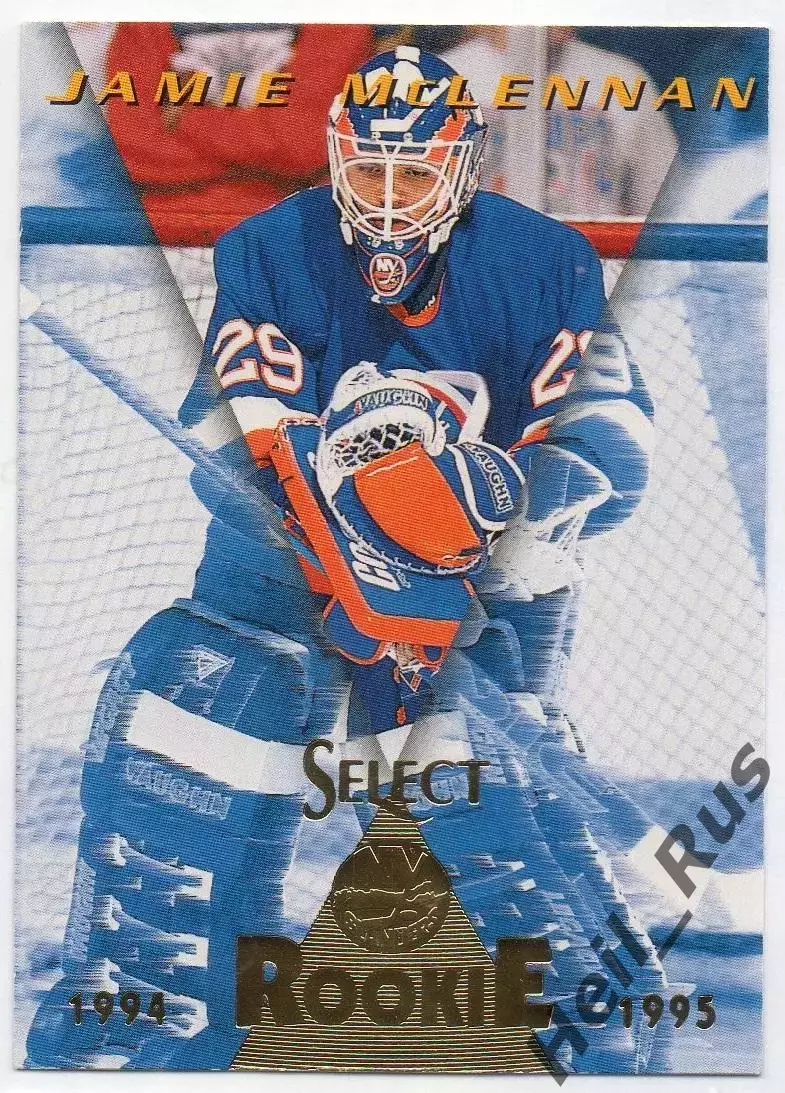 Хоккей. Карточка Джейми Макленнан New York Islanders/Нью-Йорк Айлендерс НХЛ/NHL