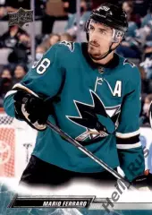 Хоккей; Карточка Mario Ferraro/Марио Ферраро (San Jose Sharks/Сан-Хосе) НХЛ/NHL