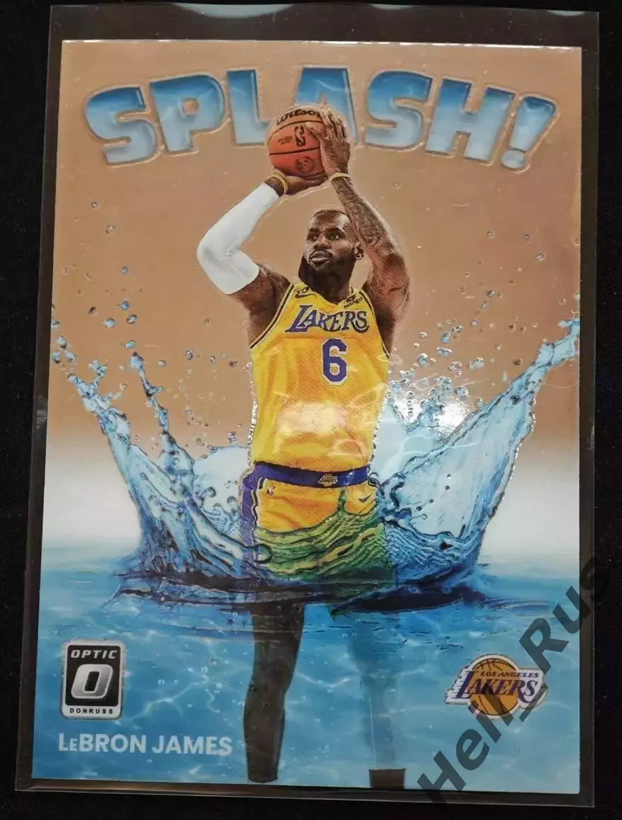Баскетбол Карточка Леброн Джеймс Los Angeles Lakers/Лос-Анджелес Лейкерс NBA/НБА