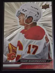 Карточка Егор Шарангович Calgary Flames/Калгари Флэймз, Динамо Минск НХЛ/NHL/КХЛ
