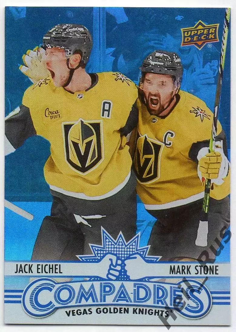 Карточка Джек Айкел/Марк Стоун (Vegas Golden Knights/Вегас Голден Найтс) НХЛ/NHL