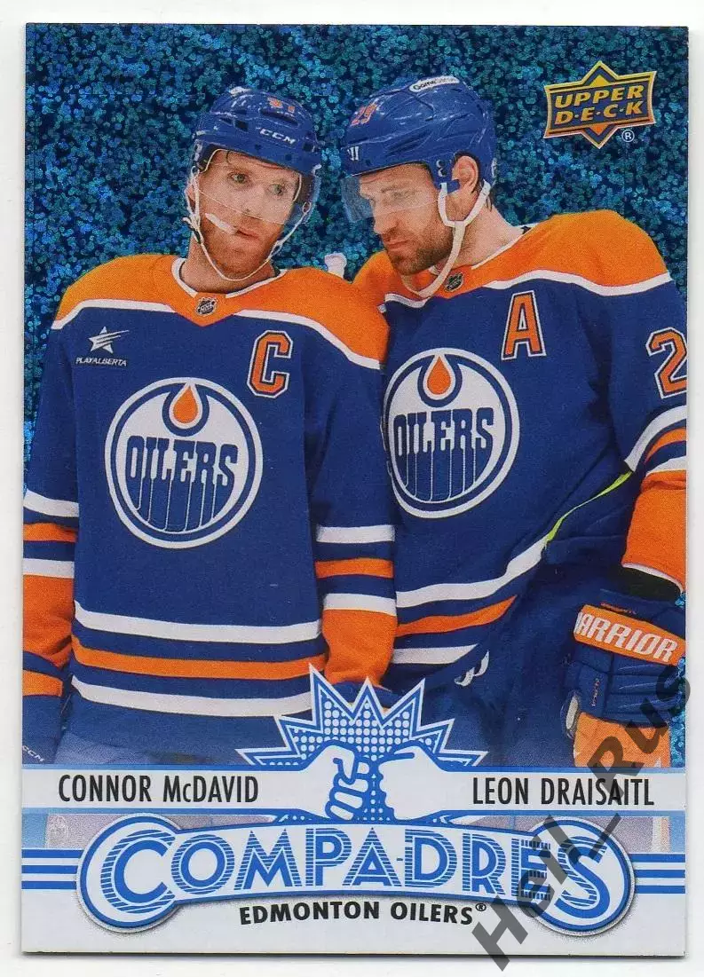Карточка Коннор Макдэвид/Леон Драйзайтль Edmonton Oilers/Эдмонтон Ойлерз NHL/НХЛ