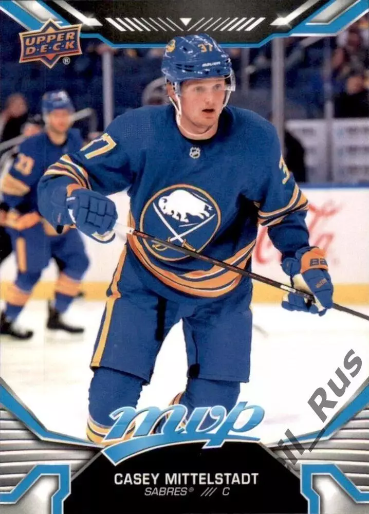 Карточка Mittelstadt/Кейси Миттельштадт (Buffalo Sabres/Баффало Сейбрз) НХЛ/NHL