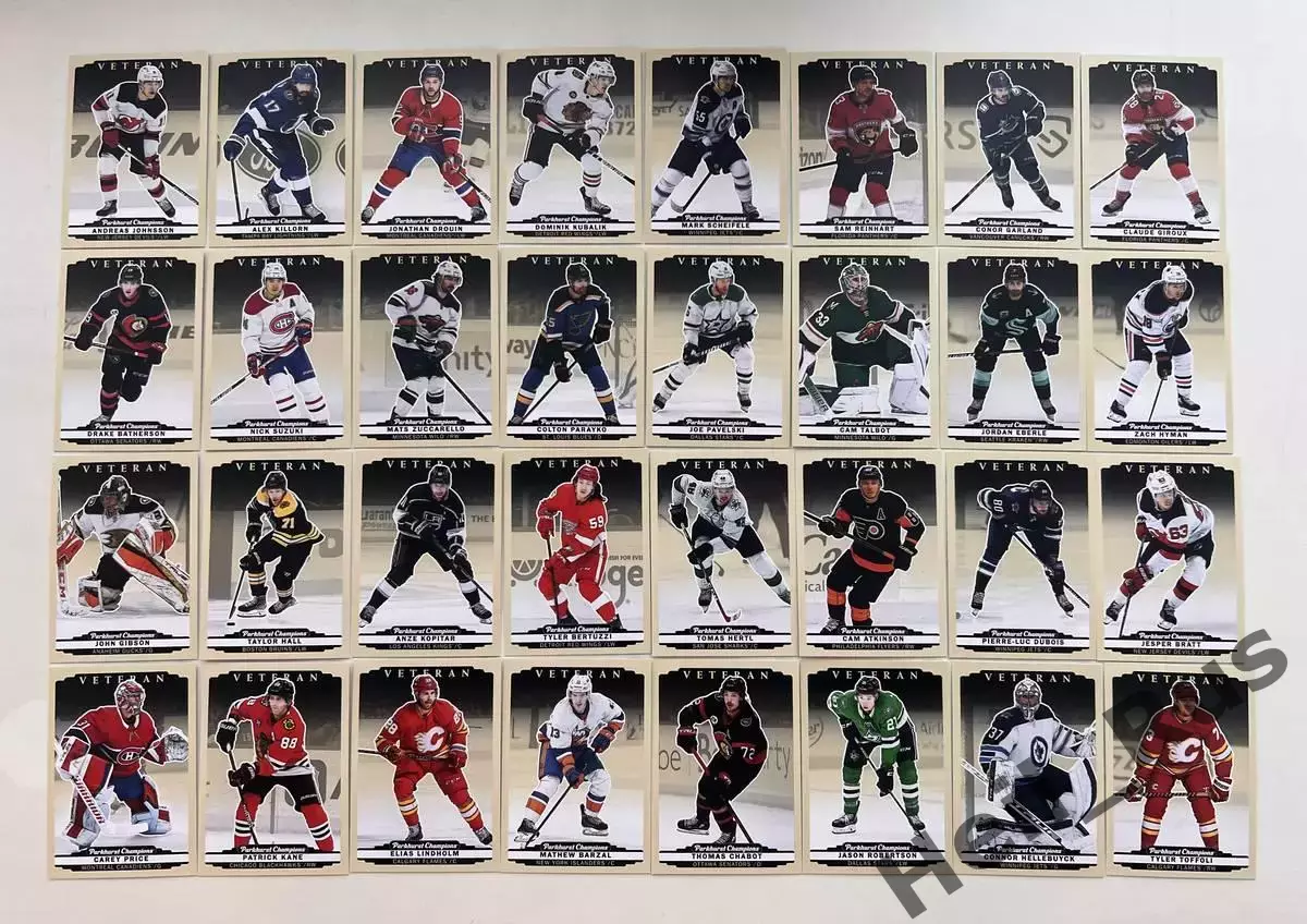 Хоккей. 300 карточек из коллекции 2022-23 Upper Deck Parkhurst Champions НХЛ/NHL 2
