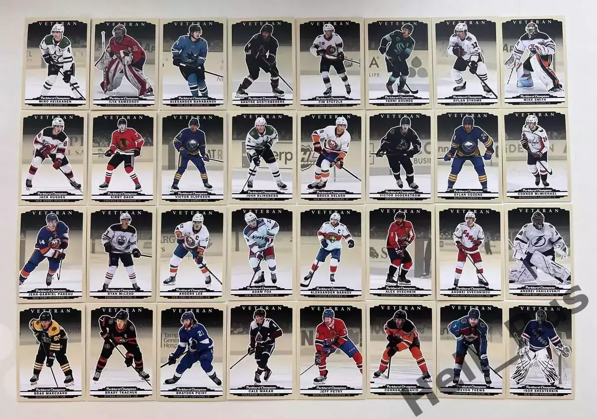 Хоккей. 300 карточек из коллекции 2022-23 Upper Deck Parkhurst Champions НХЛ/NHL 4