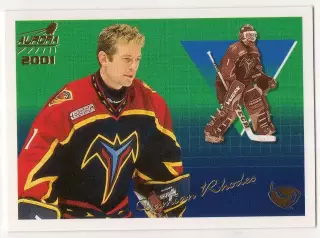 Хоккей. Карточка Damian Rhodes/Дэмиан Роудз (Atlanta Thrashers/Атланта) НХЛ/NHL