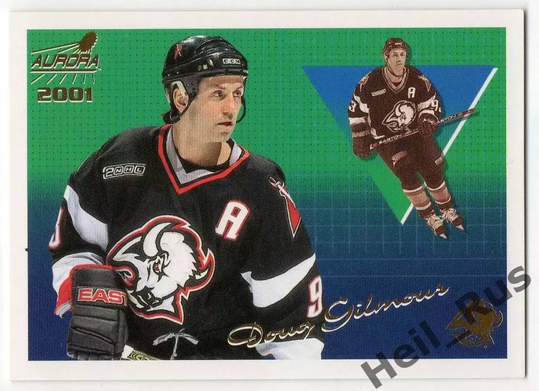 Хоккей. Карточка Doug Gilmour/Дуг Гилмор (Buffalo Sabres/Баффало Сейбрз) НХЛ/NHL