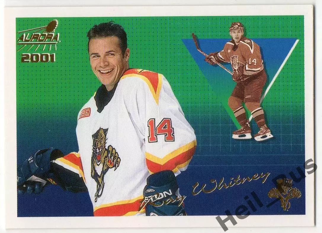 Хоккей. Карточка Ray Whitney/Рэй Уитни Florida Panthers/Флорида Пантерз НХЛ/NHL