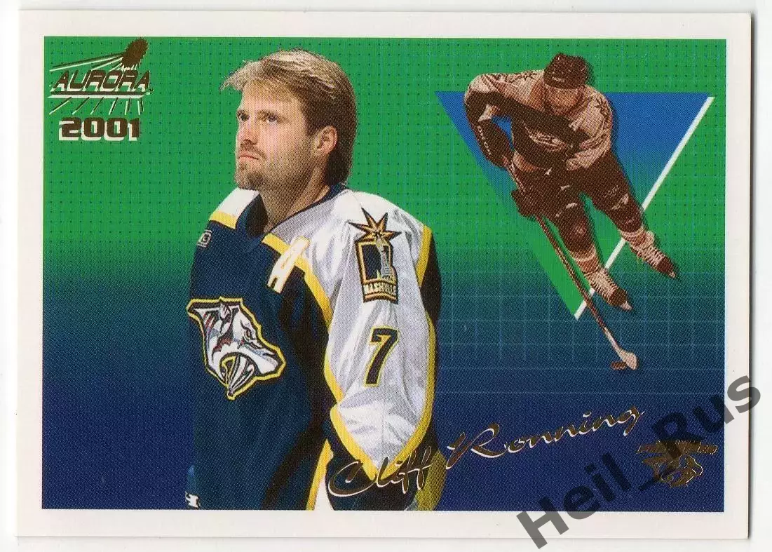 Хоккей. Карточка Cliff Ronning/Клифф Роннинг Nashville Predators/Нэшвилл НХЛ/NHL