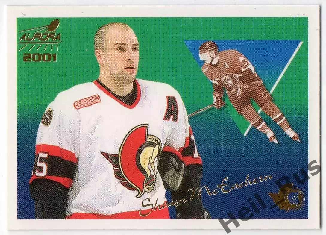 Карточка Shawn McEachern/Шон Макичерн (Ottawa Senators/Оттава Сенаторз) НХЛ/NHL
