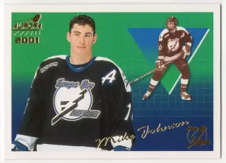 Карточка M. Johnson/Майк Джонсон Tampa Bay Lightning/Тампа-Бэй Лайтнинг НХЛ/NHL