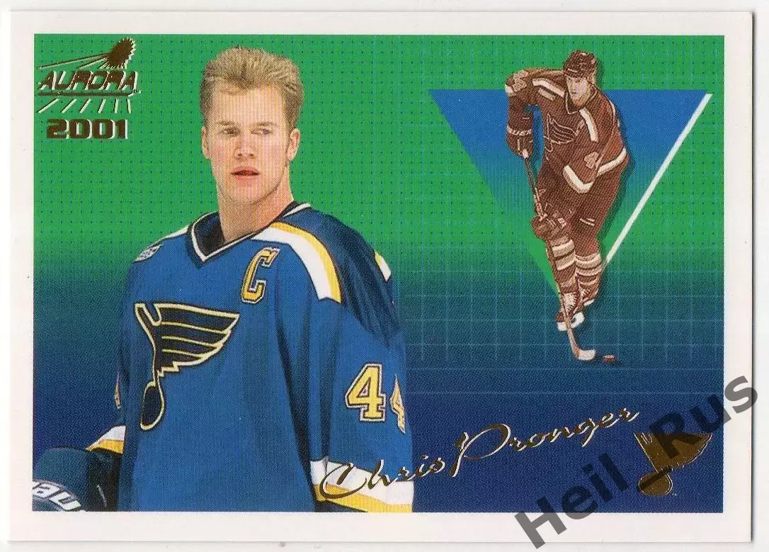 Хоккей Карточка Chris Pronger/Крис Пронгер St Louis Blues/Сент-Луис Блюз NHL/НХЛ