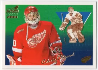 Карточка Chris Osgood/Крис Осгуд (Detroit Red Wings/Детройт Ред Уингз) НХЛ/NHL
