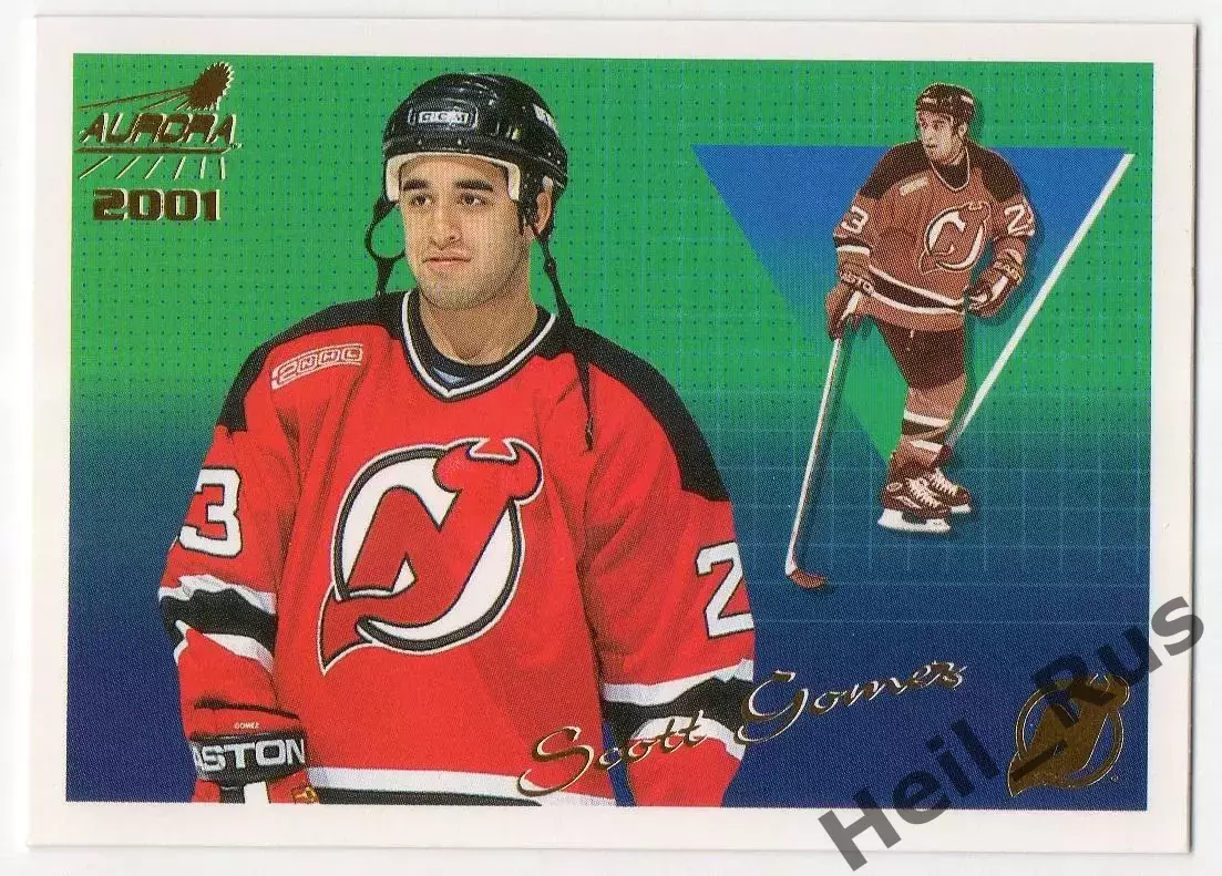 Карточка Scott Gomez/Скотт Гомес (New Jersey Devils/Нью-Джерси Девилз) НХЛ/NHL