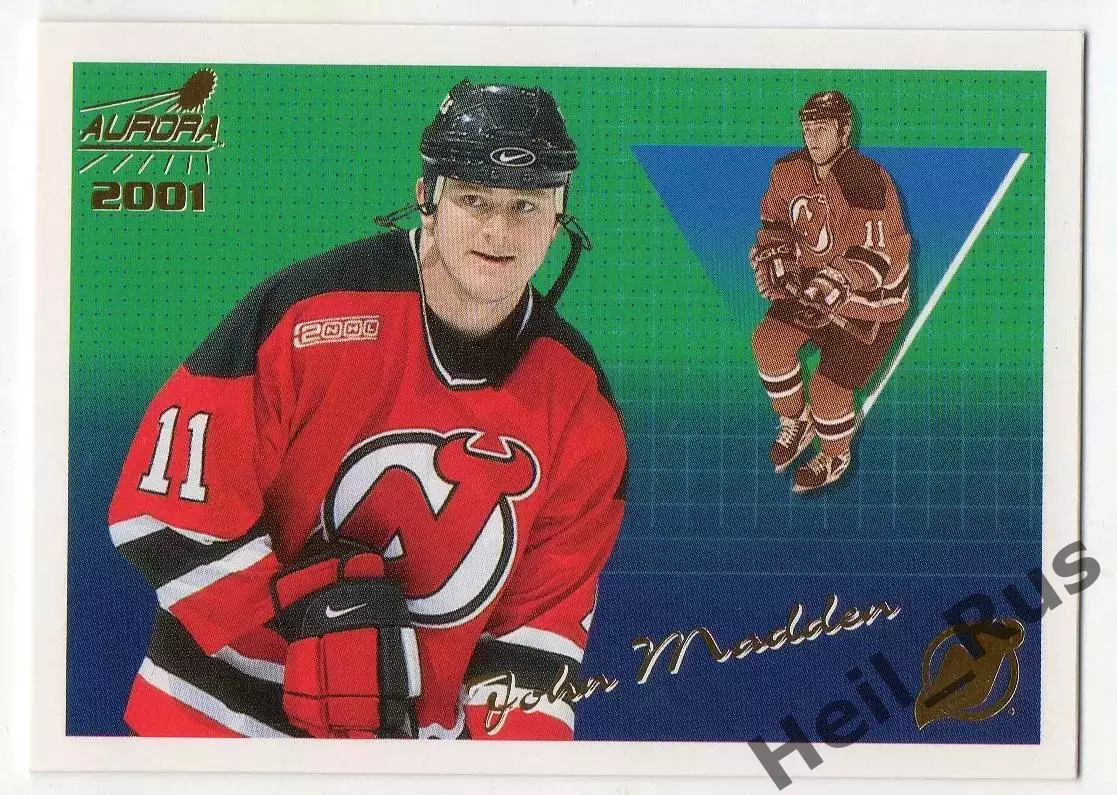 Карточка John Madden/Джон Мэдден (New Jersey Devils/Нью-Джерси Девилз) НХЛ/NHL