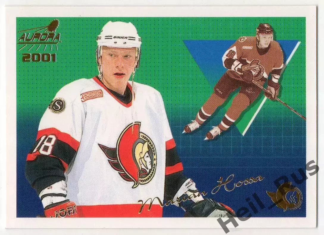 Карточка Marian Hossa / Мариан Госса (Ottawa Senators/Оттава Сенаторз) НХЛ/NHL